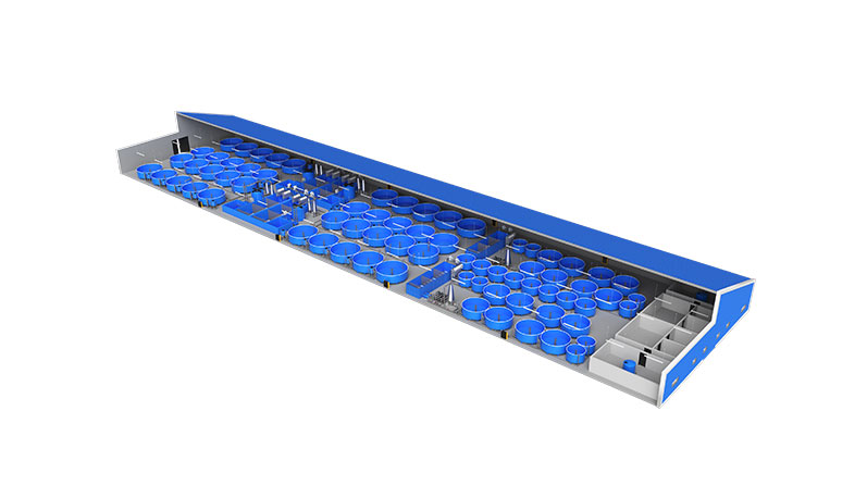 ЕСЕТРОВА ФЕРМА С ПРОИЗВОДИТЕЛНОСТ 100 ТОНА ГОДИШНО